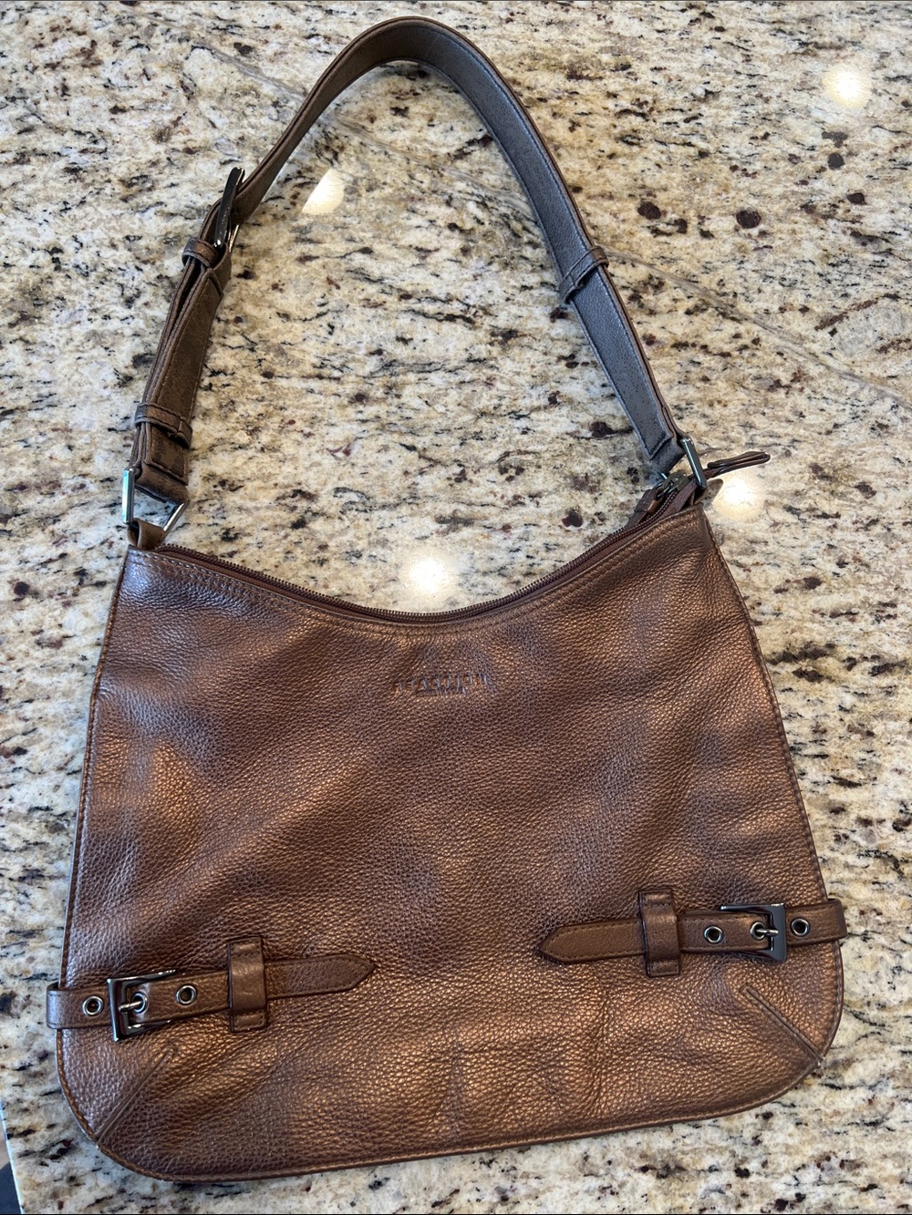 Brown Leather Shoulder Bag